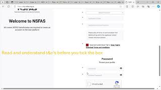 HOW TO CREATE NSFAS PROFILE EASY STEPS [upl. by Baelbeer362]