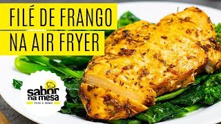 Receita de Filé Frango Frito na Air Fryer  Fritadeira Eletrica Sem Óleo [upl. by Gerrald]