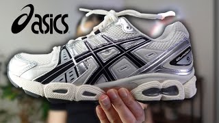 Asics Gel Nimbus 9 Cream Black review amp on feet [upl. by Romanas]