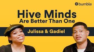 Dominican stars Julissa Calderon amp Gadiel Del Obre on honest dating  Hive Minds Are Better Than One [upl. by Attesoj]