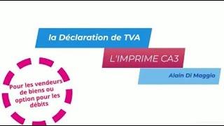 La déclaration de TVA CA3 [upl. by Finnegan]