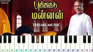 Punnagai Mannanan Bgm in Piano  Piano  Punnagai Mannanan Bgm  Ilayaraja  Kamal Haasan  AR Music [upl. by Dalury]