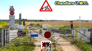 Chandlers UserWorked Level Crossing Kent [upl. by Eilema]