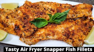 TASTY AIR FRYER RED SNAPPER FISH FILLETS  AIR FRYER RED SNAPPER FISH [upl. by Nida]