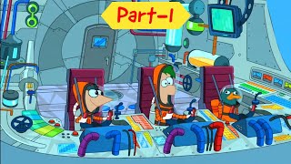 Phineas And Ferb Out Of Launch In Hindi Part1  Phineas And Ferb In Space Full Episode in Hindi [upl. by Ahsikin]