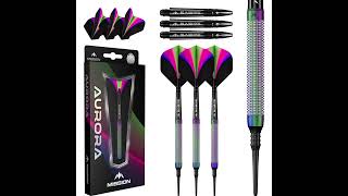 D DART STORE MISSION SOFT TIP DARTS  18G AURORA CORAL TUNGSTEN DART SET ORIGINAL ELECTRONIC DART [upl. by Madai]