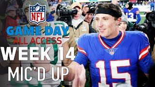 NFL Week 14 Micd Up quotcraziest play Ive ever seen in my entire lifequot  Game Day All Access [upl. by Aekan859]