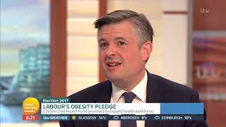 Labour Pledges to Ban Junk Food Adverts Before 9pm  Good Morning Britain [upl. by Andee]