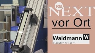 Maschinenleuchten ke NEXT TV besucht Waldmann [upl. by Werdn988]