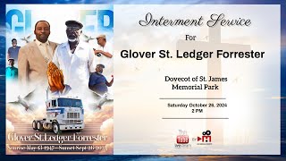 Interment Service for Glover St Ledger Forrester [upl. by Goda]