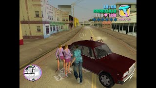 GTA Vice City Hit the Courier Kurier nude mod Lada Opel [upl. by Navonoj359]