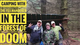 UK HAMMOCK CAMPING WITH THE FELLWANDERER  forest of Doom [upl. by Shaun]