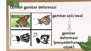 MENGGAMBAR DENGAN TEKNIK STILASI DEFORMASI DISTORSI part 2 [upl. by Meyer]