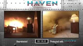 Haven Fire Safety  Living Room Fire Suppression [upl. by Mavilia]