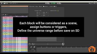 PRO DMX 2  Save a Timeline show in a SD card under ARTNet format [upl. by Odnama]