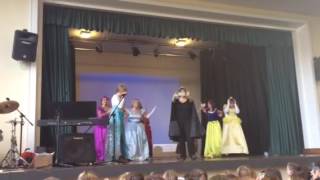 Eaton Bank Academy Xmas performance Disney Princesses 2016 [upl. by Anthe]