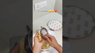 Ginger cleaning hack with strainer shorts youtubeshorts mustwatch [upl. by Alyce493]