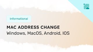 Changing the MAC Address on Windows MacOS Android and iOS [upl. by Ennylcaj]