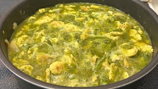 🇲🇽GUISADO DE HUEVOS CON EJOTES EN CHILE VERDE [upl. by Anica]