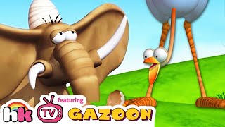 Best of Gazoon S2 Ep 15  Ostrichs Egg  Funny Animals Cartoons  HooplaKidz TV [upl. by Mcclish]