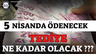 İŞÇİLER NE KADAR TEDİYE ALACAK Nisan ayının 5’i ödeme gerçekleşecektir 4d kamu işçileri son dakika [upl. by Errol]