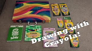 Unboxing and Drawing Fun Testing Our Collection of Crayola [upl. by Kippy952]