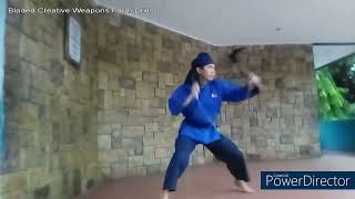 SHINOBI KUNOICHI  NINJA 67  KUSARIGAMA amp NINJATO  BLADED WEAPONS TRAINING [upl. by Aitnecserc514]