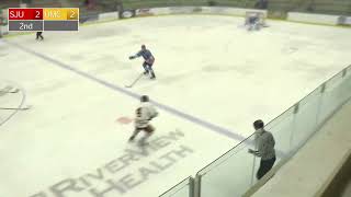 Minnesota Crookston Hockey Highlights vs Saint Johns January 28 2023 [upl. by Cima723]