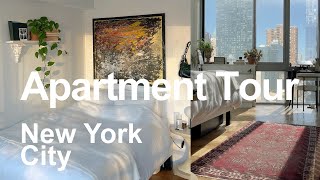 NYC Apartment Tour  One Bedroom Flex Wall in Hudson Yards [upl. by Rhines]