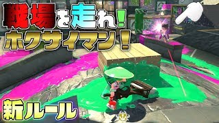 新ルール全てのスナイパーを避けてゴールを目指せホクサイマン 【スプラトゥーン2かくれんぼ】 [upl. by Magena]