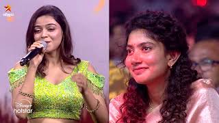 Hey Minnale song live performance by SreekanthHariharan amp Pooja 😍  AMARAN  Audio Launch [upl. by Knipe]