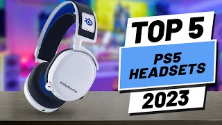 Top 5 BEST PS5 Headsets of 2023 [upl. by Eekorehc]