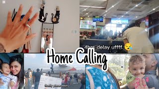 Home Calling VlOG5245hrs delay😪😪HAPPY DASHAIN TO ALL MY YOUTUBE FAMILY 💞❤️ [upl. by Shandra]