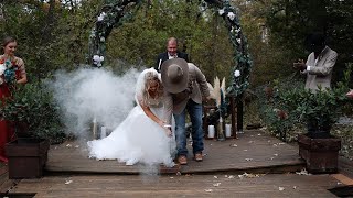 They Did a Branding During Their Wedding Ceremony Laney  Cadens Wedding Film  Arrowwood Events [upl. by Yromem]