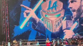 LA KNIGHT ENTRANCE VS JIMMY USO  Milwaukee WI  October 27 2023 [upl. by Matelda]