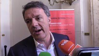 Caso Signorelli Renzi quotSospensione non basta antisemitismo ancora forte nella destra italianaquot [upl. by Laefar]