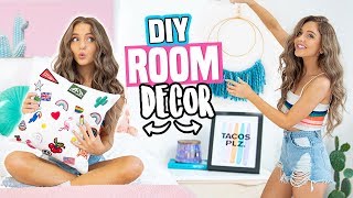 DIY ROOM DECOR IDEAS 2018 Quick  Cheap DIYs [upl. by Kcirde]