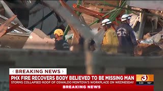 Crews find body in collapsed Phoenix warehouse [upl. by Albarran242]