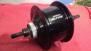 Removing the drive side cone from Shimano NexusAlfine [upl. by Newman]