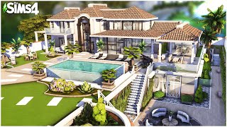 Sims 4 Walkout Basement Mansion No CC  Sims 4 Speed Build  Kate Emerald [upl. by Ativla]