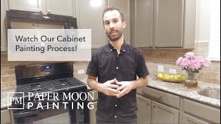 See Our Kitchen Cabinet Painting Process [upl. by Center568]