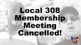 Membership Meeting Cancelled [upl. by Alikahs]