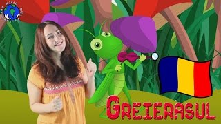 Greierasul  Cricket Song in Romanian  World Kids Action Songs [upl. by Gala]