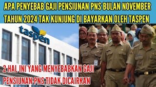 PENSIUNAN PNS SEGERA SELESAIKAN 2 HAL INI UNTUK MENCAIRKAN GAJI DARI PT TASPEN [upl. by Aid457]