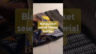 blazer jacket lining sewingtutorial beginner easypatterndrafting [upl. by Oinota]