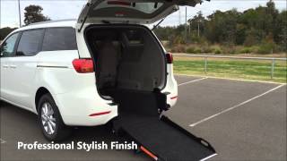 Kia Carnival  Kia Sedona Freedom Van Wheelchair Access Vehicle [upl. by Esylle]