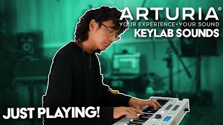 Arturia Keylab Sounds  Playing Only [upl. by Bonnibelle604]