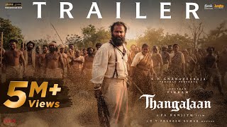 Thangalaan  Trailer Telugu  Chiyaan Vikram  K E Gnanavelraja  Pa Ranjith  G V Prakash Kumar [upl. by Matthews]