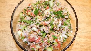 Tabbouleh Salad Recipe  How To Make  Tabouli Recipe [upl. by Suiramaj785]