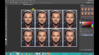 Create Passport Size Photo in Photoshop  One Click [upl. by Giffie]